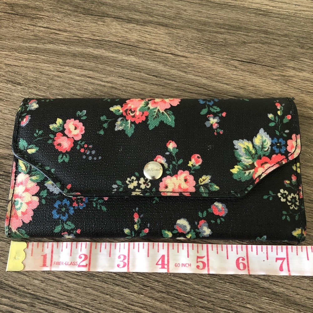 Dark navy, floral Cath Kidston wallet